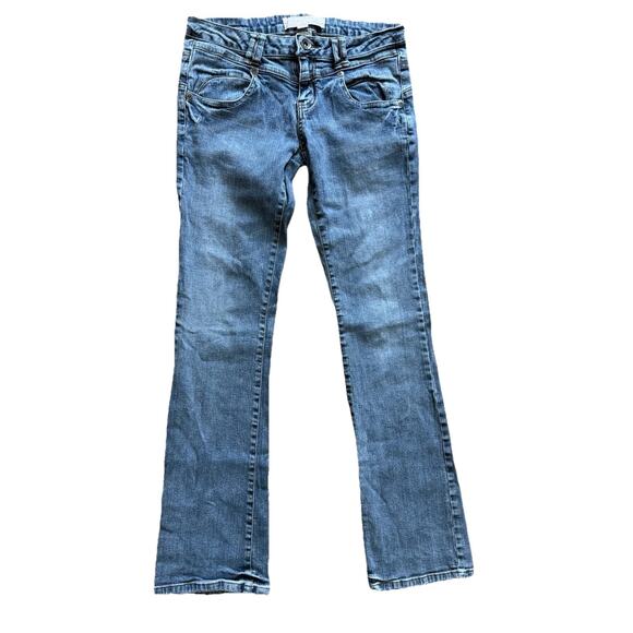 Free People Jeans Womens‎ Size 5 Wide Leg Bootcut Denim - Picture 1 of 6